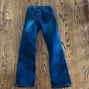 Cowgirl Tuff Dark Blue Flare Jeans